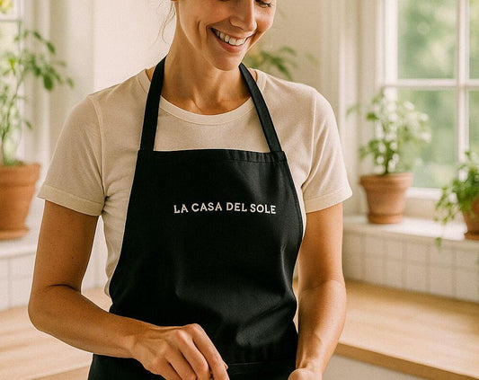 Personalized Kitchen Apron with Embroidery - Customizable Waiter Apron