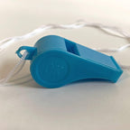 NARAMAKI® Napoli Kit da 12 Fischietti in Plastica Azzurri con Corda - Tifo Calcio Campionato (FISCHIETTI)