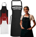 Personalized Kitchen Apron with Embroidery - Customizable Waiter Apron