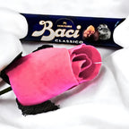 Baci Perugina IdeeRegalo Festa della Mamma 2025 - Tubo Cioccolatini Fondenti 37,5gr + Bocciolo Rosa Petali In Legno|Regalo Uomo|Donna (Rosa) Visita lo Store di NARAMAKI