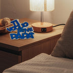 NARAMAKI® Baci Perugina Idee Regalo Compleanno Papà - 37,5g Baci Perugina + Scritta in Legno "Ti voglio bene Papà" 18cm + Rosa Bianca - Regalo Uomo|Papà|