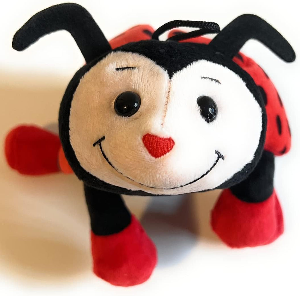NARAMAKI® Idea Regalo Festa della Mamma 2025 - Peluche Coccinella 20cm + Tubino Baci Perugina 37,5gr - Confezione Regalo (COCCINELLA)